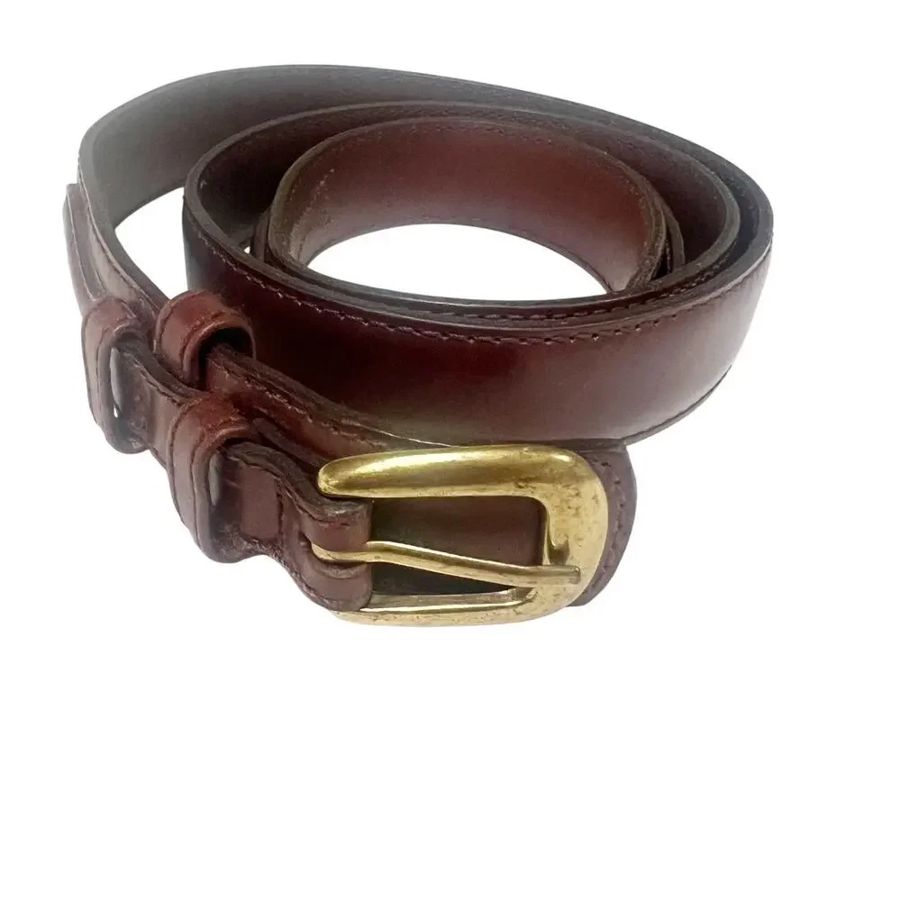 Cabelas Men’s Genuine Leather Belt Fish Design Size 42 Fishing Outdoors